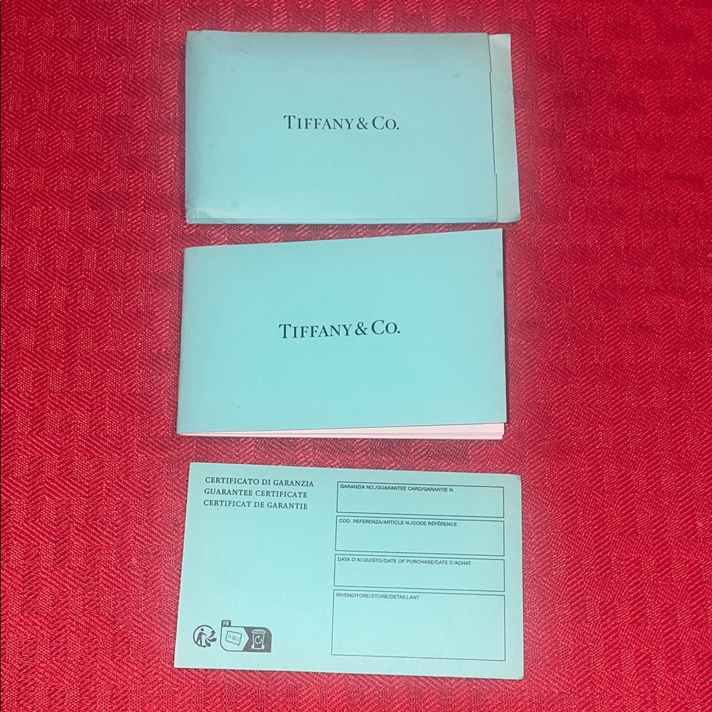 Tiffany & Co. Signature Blue Document Holders